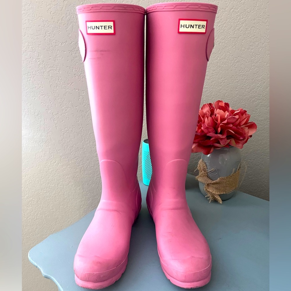 Hunter Fuchsia Women's Rain Boots